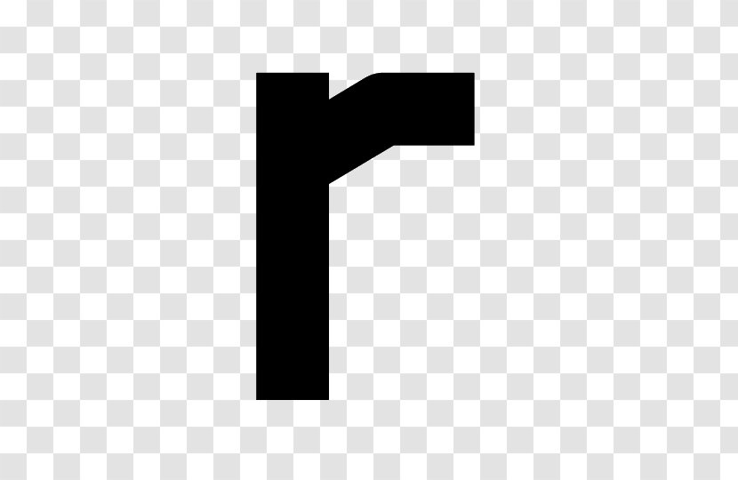 Computer Font - R - Rectangle Transparent PNG