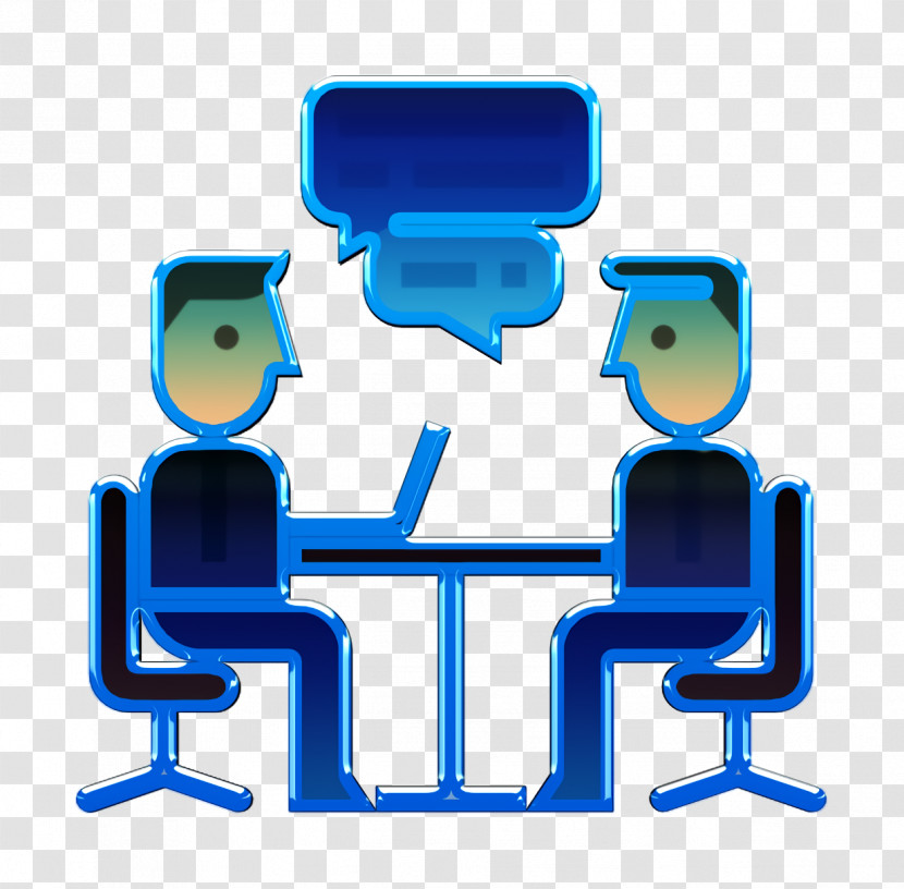 Business Icon Meeting Icon Interview Icon Transparent PNG