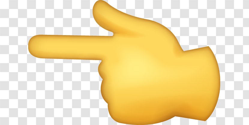 Thumb Index Finger Emoji Clip Art - Cursor Transparent PNG