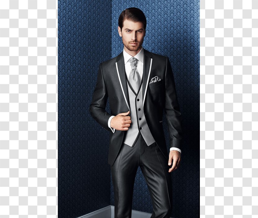 Suit Traje De Novio Coat Tuxedo Jacket - Waistcoat Transparent PNG