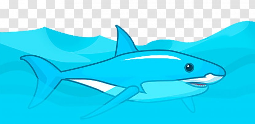 Tiger Shark Squaliformes Clip Art - Fauna - Blue Transparent PNG