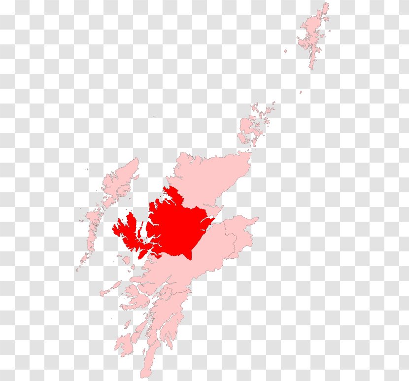Scottish Highlands Kingdom Of Scotland Caithness, Sutherland And Easter Ross Parliament - Petal - Map Transparent PNG