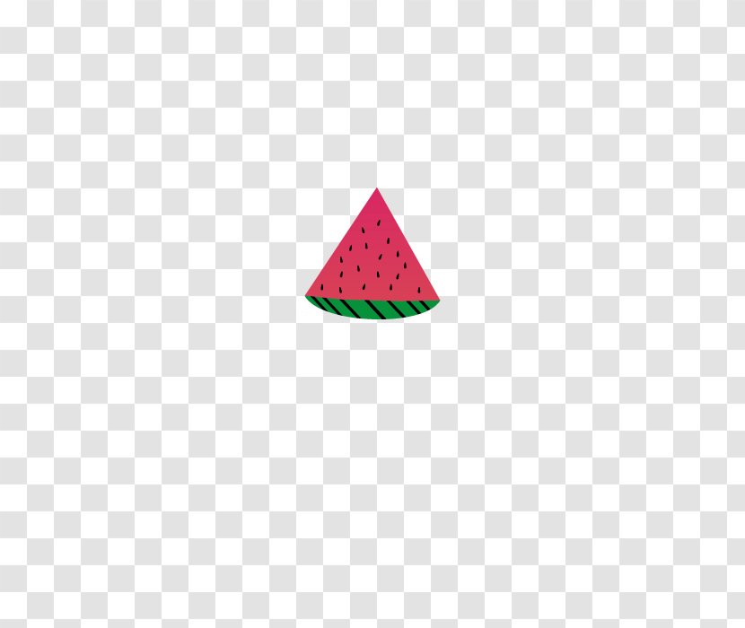 Red Triangle Pattern - Point - Creative Cartoon Watermelon Transparent PNG