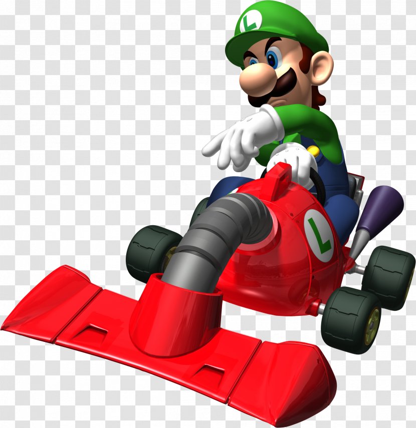 Mario Kart DS 7 New Super Bros Luigi's Mansion Kart: Circuit - Series - Luigi Transparent PNG
