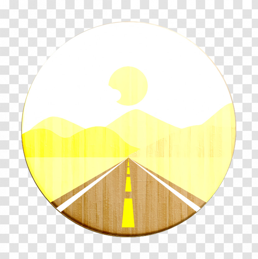 Landscapes Icon Road Icon Desert Icon Transparent PNG