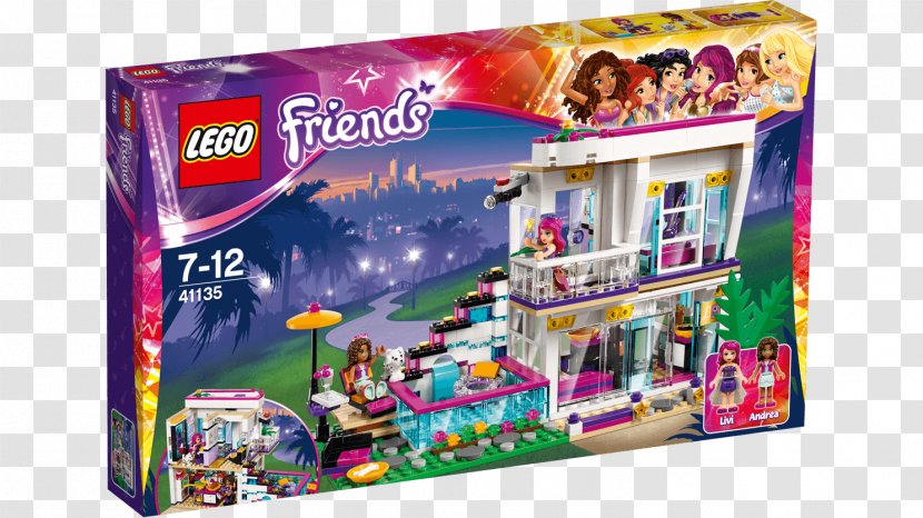 LEGO 41135 Friends Livi's Pop Star House Toy Amazon.com - Amazoncom Transparent PNG