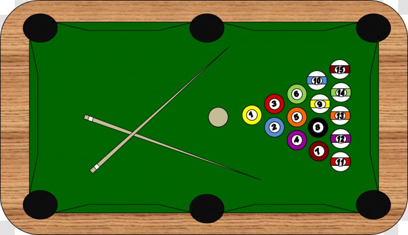 Billiards Cue Stick Pool Game Clip Art - Cliparts Transparent PNG