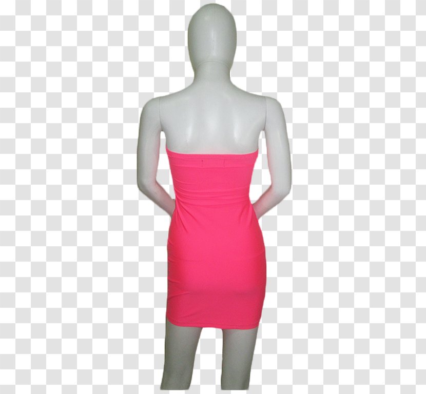 Shoulder Cocktail Dress Pink M - Mannequin - Mini Transparent PNG