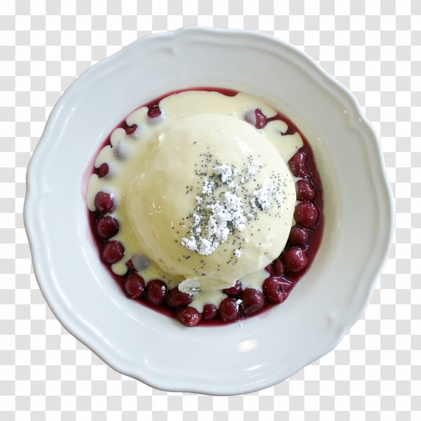 Ice Cream Panna Cotta Pudding Recipe Dish Transparent PNG
