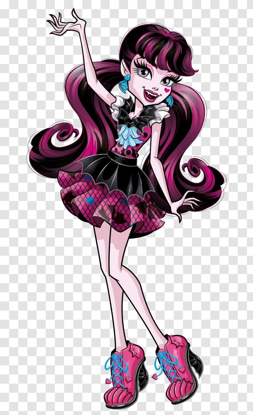 Draculaura Frankie Stein Clawdeen Wolf Monster High Lagoona Blue - Cartoon - Frame Transparent PNG