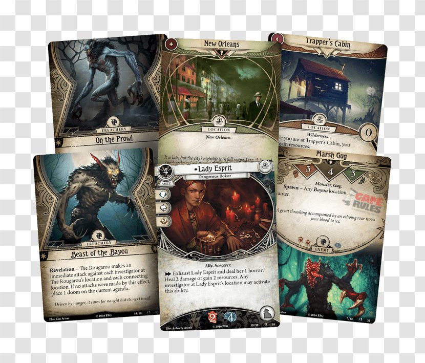 Arkham Horror: The Card Game Horror Fiction - Board - Lcg Transparent PNG