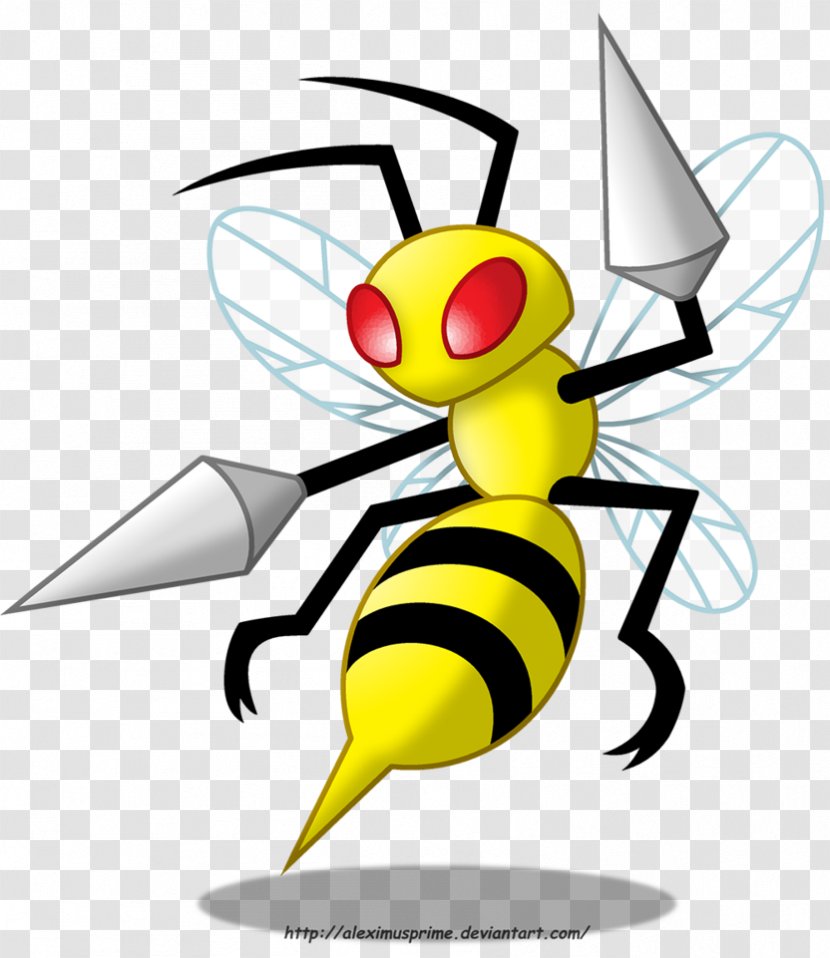 Beedrill Pokémon GO Art Honey Bee - Fan - Earthquake Drill Cartoon Transparent PNG