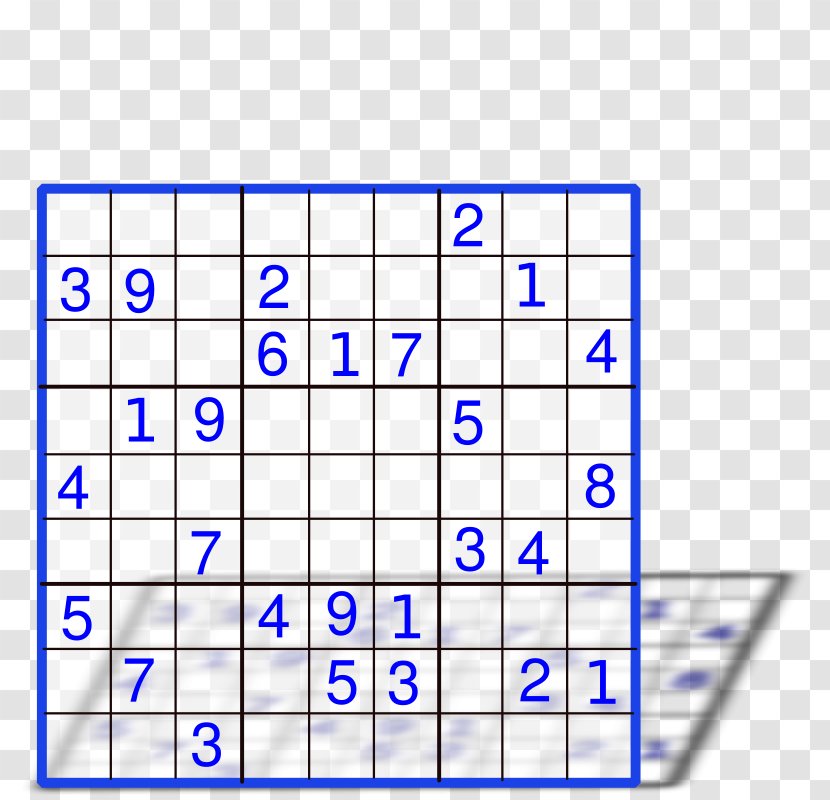 Jigsaw Puzzles Sudoku Challenge! Hard Classic - 2 - Grid Transparent PNG