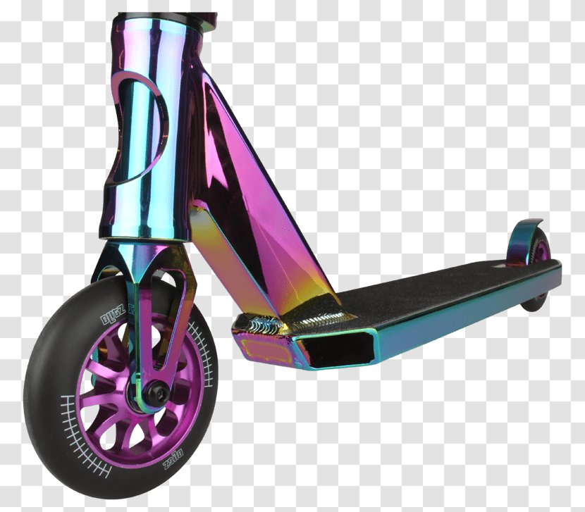 Kick Scooter Wheel Bicycle Handlebars - Rainbow - Skateboarding Trick Transparent PNG