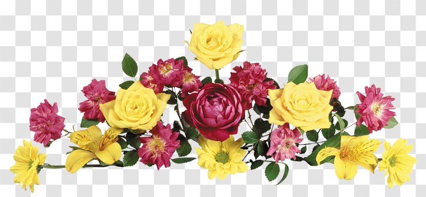 Garden Roses Cut Flowers Floral Design Flower Bouquet - Arranging Transparent PNG