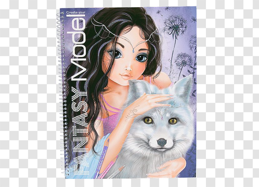 Coloring Book Model Fantasy Sticker Album - Creativity Transparent PNG