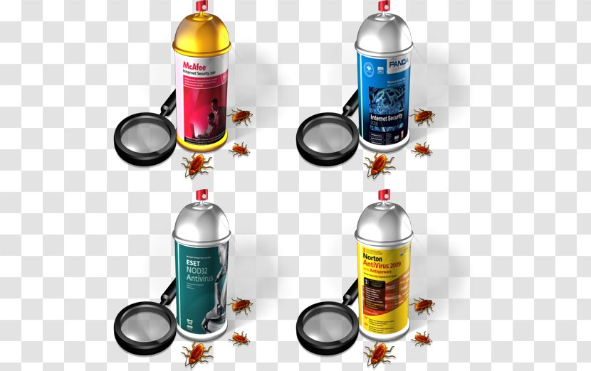 Insecticide Antivirus Software Icon - Product Design - Cockroach Spray Transparent PNG