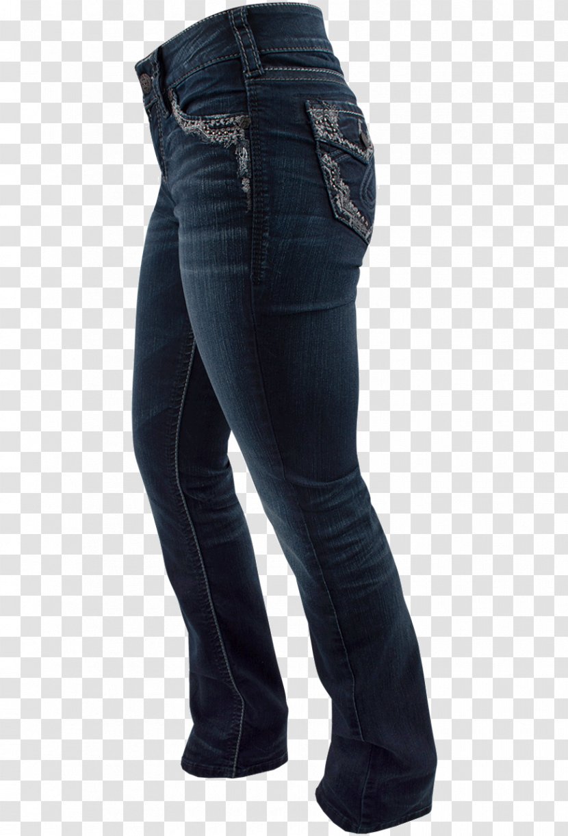 Silver Jeans Co. Denim Slim-fit Pants - Frame - Sun Flower No Buckle Chart Transparent PNG
