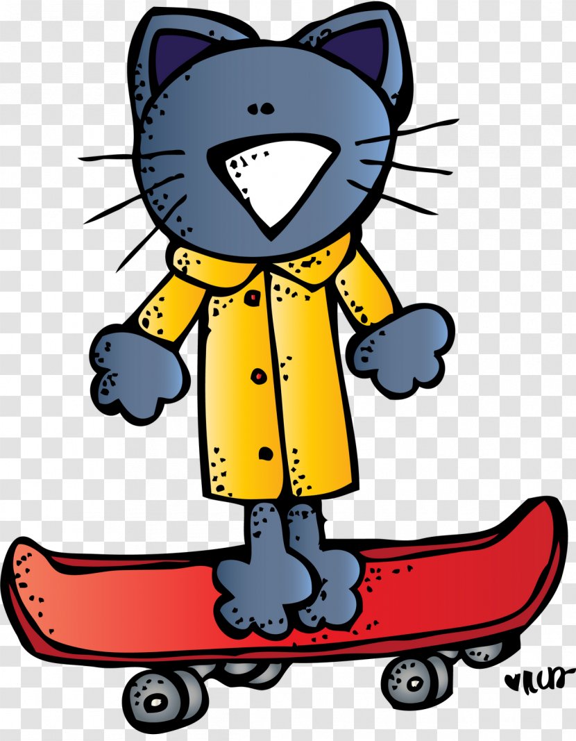 Pete The Cat And His Four Groovy Buttons Kitten Cat: Rocking In My School Shoes Scottish Fold - CRAYON Transparent PNG