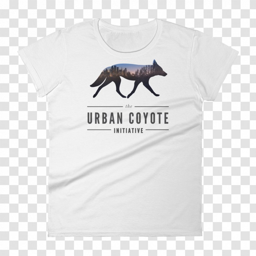 T-shirt Urban Coyote Canidae Dog - Wildlife - Women Transparent PNG