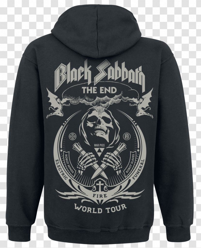 T-shirt Black Sabbath The End: Live In Birmingham Artist - Hoodie Transparent PNG