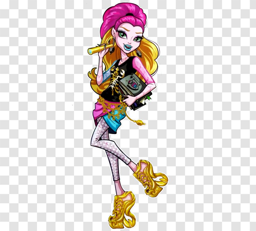 Monster High Gigi Grant Doll Clawdeen Wolf OOAK - 13 Wishes - Freaky Transparent PNG
