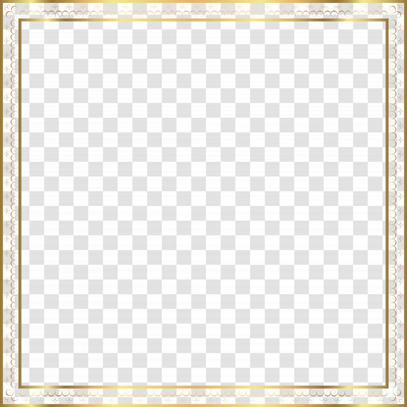 Image File Formats Lossless Compression - Symmetry - Gold Border Frame Clip Art Transparent PNG