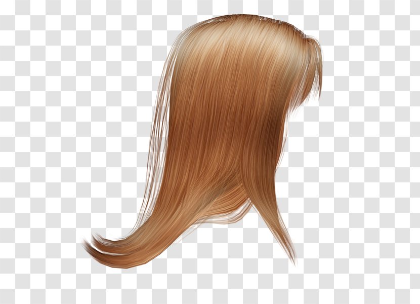Blond Step Cutting Layered Hair Brown Coloring Transparent PNG