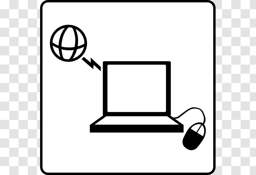 Internet Clip Art - Black And White - Gerald G Transparent PNG