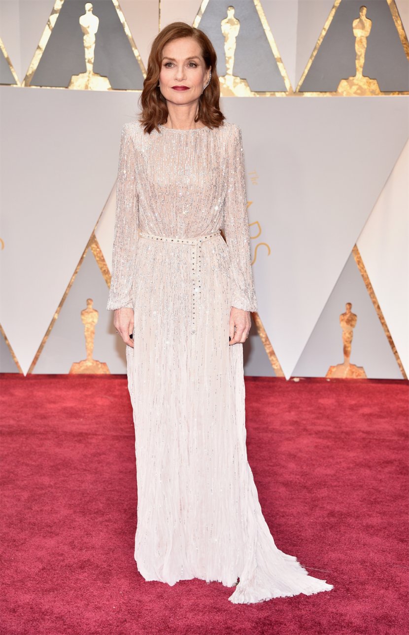 Isabelle Huppert 89th Academy Awards 90th Red Carpet - Frame Transparent PNG