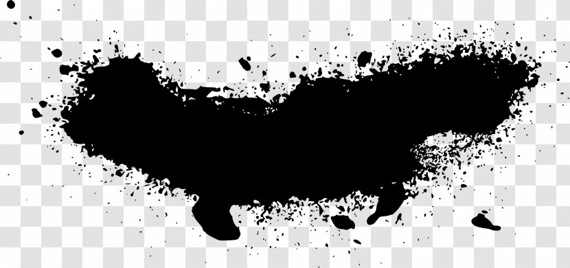 Paper Black And White Photography Watercolor Painting - Sky - Spray Paint Transparent PNG