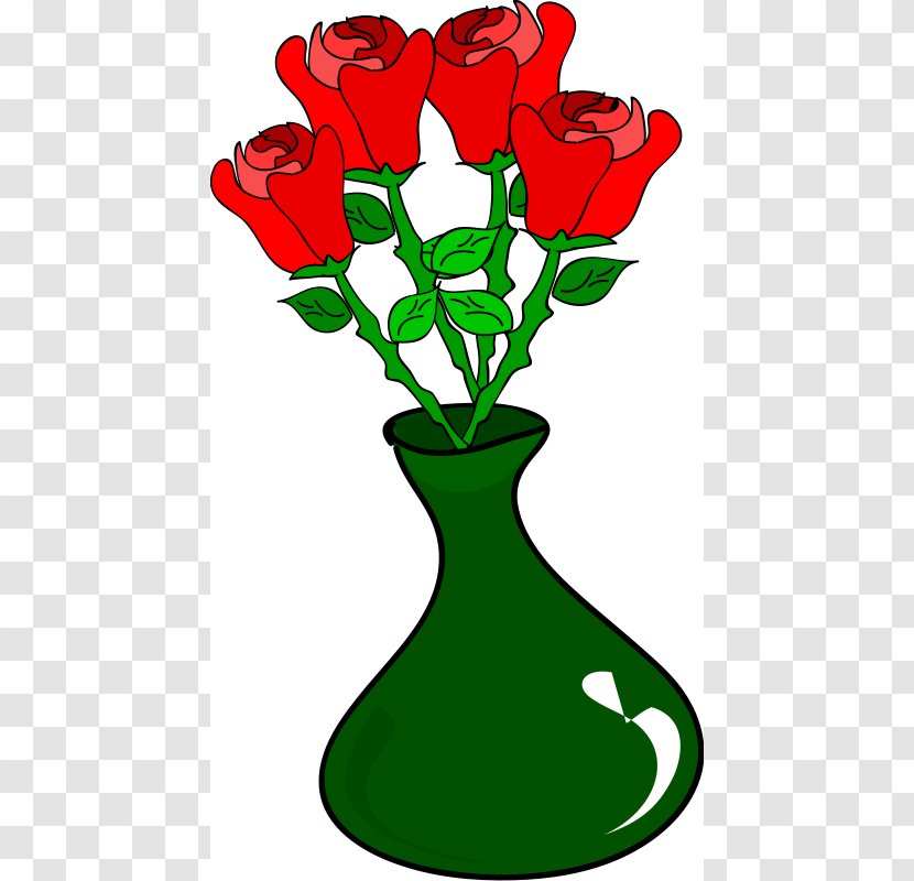 Vase Of Flowers Clip Art - Plant Stem - Gothic Cliparts Transparent PNG