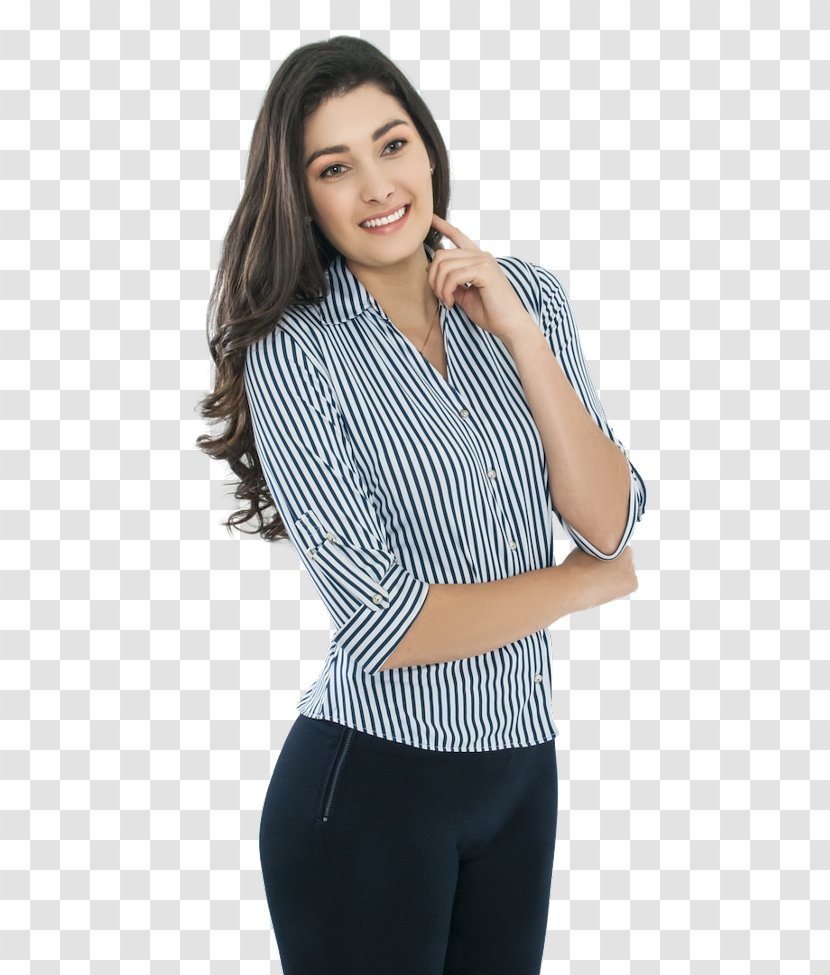 Blouse Fashion Sleeve Shoulder Model - Tshirt - Blusas Ecommerce Transparent PNG