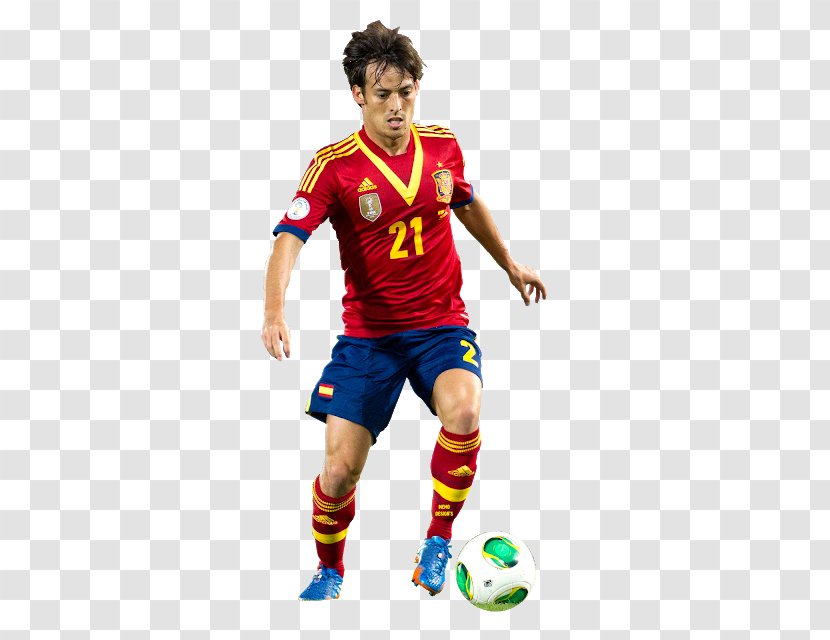 Spain National Football Team Valencia CF Player Sport - Cristiano Ronaldo - David Silva Transparent PNG