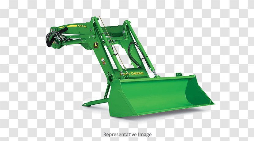 John Deere Loader Tractor Agriculture Heavy Machinery - Vehicle - Agricultural Transparent PNG