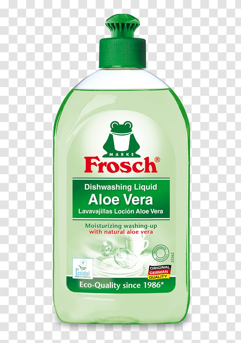 Frosch USA Aloe Vera Dishwashing Liquid Almond Milk ＦＲＯＳＣＨ／フロッシュ - Drawing Transparent PNG