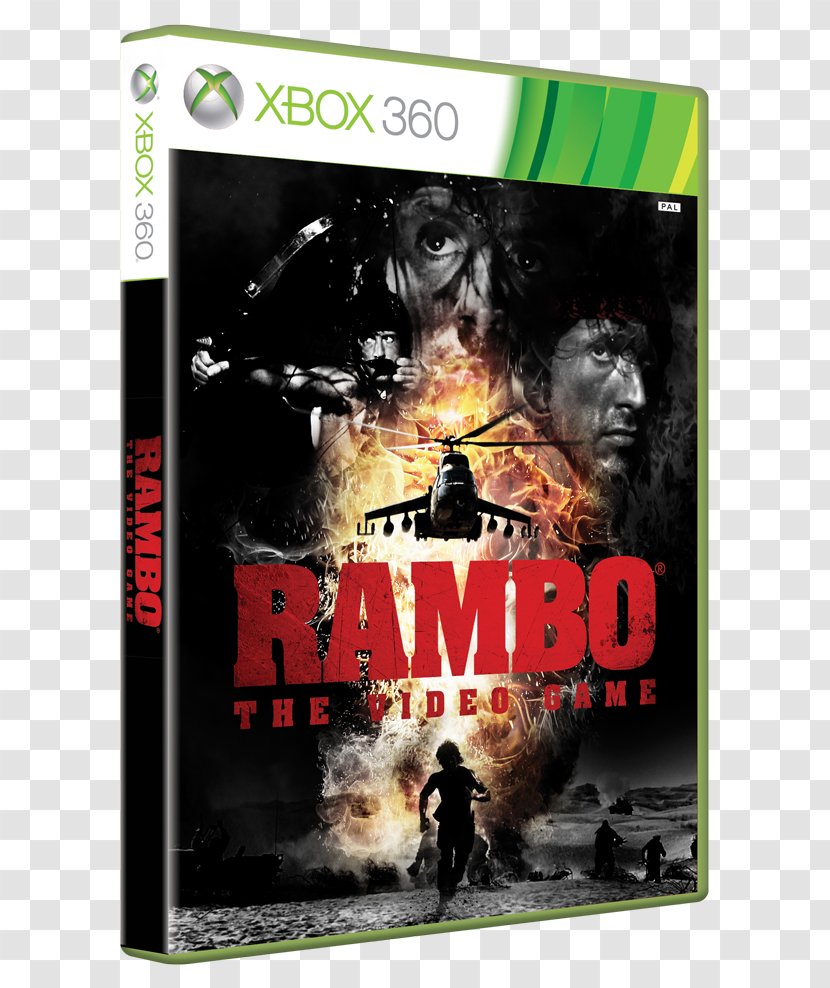 Rambo: The Video Game Xbox 360 Tom Clancy's Rainbow Six: Rogue Spear Terminator Salvation - Rambo Transparent PNG