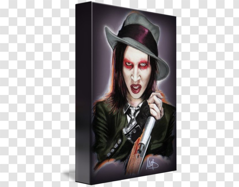Vampire Mad Hatter Supervillain - Fictional Character - Marilyn Manson Transparent PNG