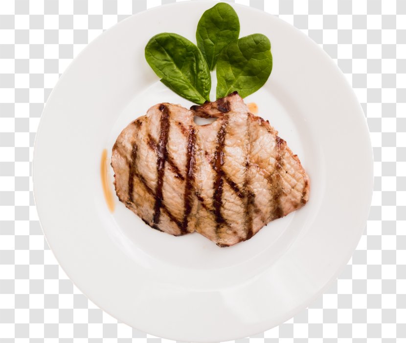 Barbecue Steak Colieri French Fries Dish - Cuisine Transparent PNG