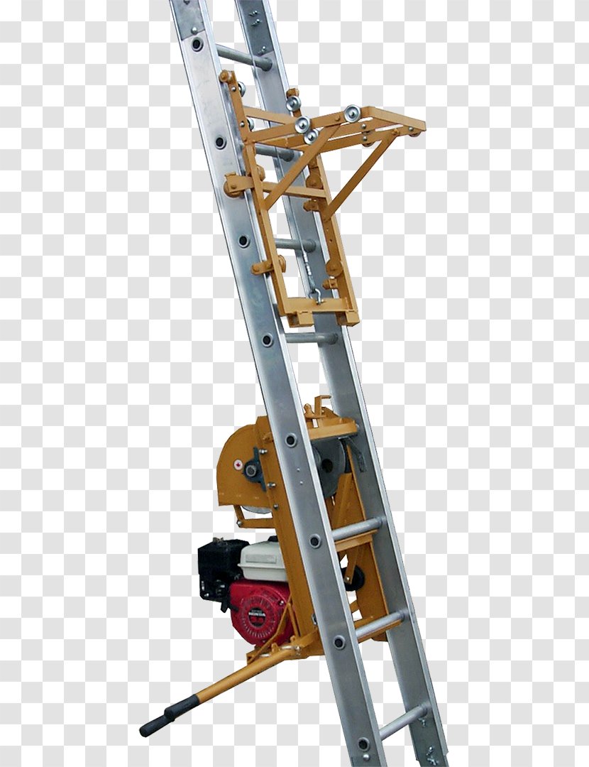 Ladder Hoist Elevator Aerial Work Platform Lifting Equipment - Hoisting Machine Transparent PNG