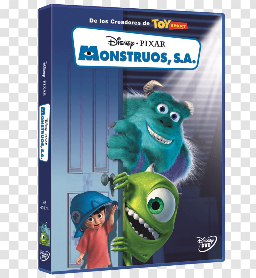 James P. Sullivan DVD Animated Film Pixar - Dvd Transparent PNG