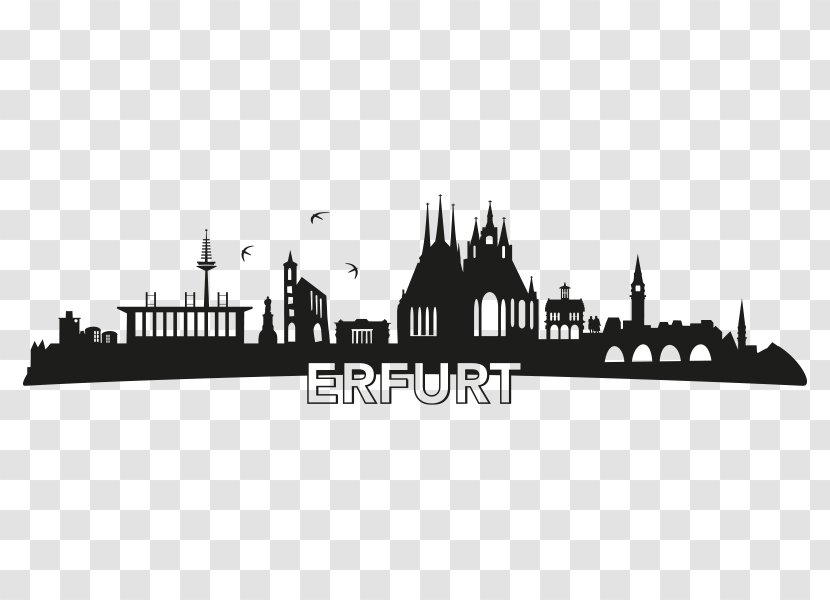 Skyline Erfurt Wall Decal Text Edelstaal - Raaf Base Edinburgh Transparent PNG