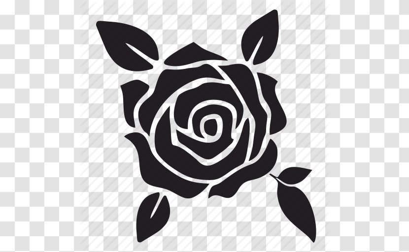 Black Rose Silhouette Clip Art - Svg Free Transparent PNG