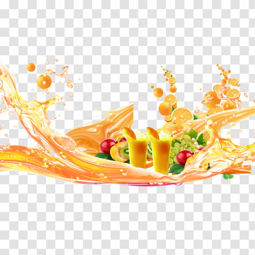 Orange Juice Lemon Juicer Blender - Vegetable - Creative Juices Pictures Transparent PNG