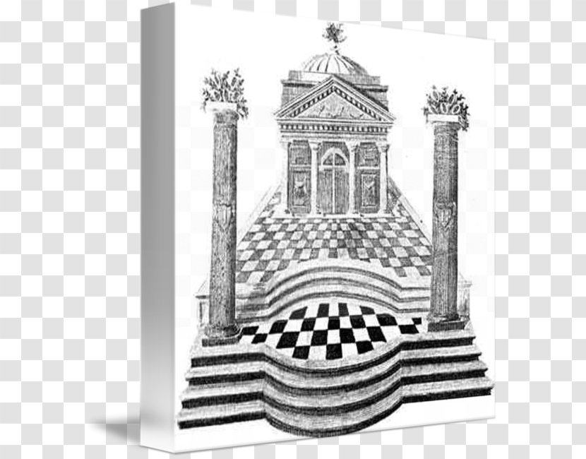 Solomon's Temple Freemasonry Masonic Lodge - Drawing - King SOLOMON Transparent PNG