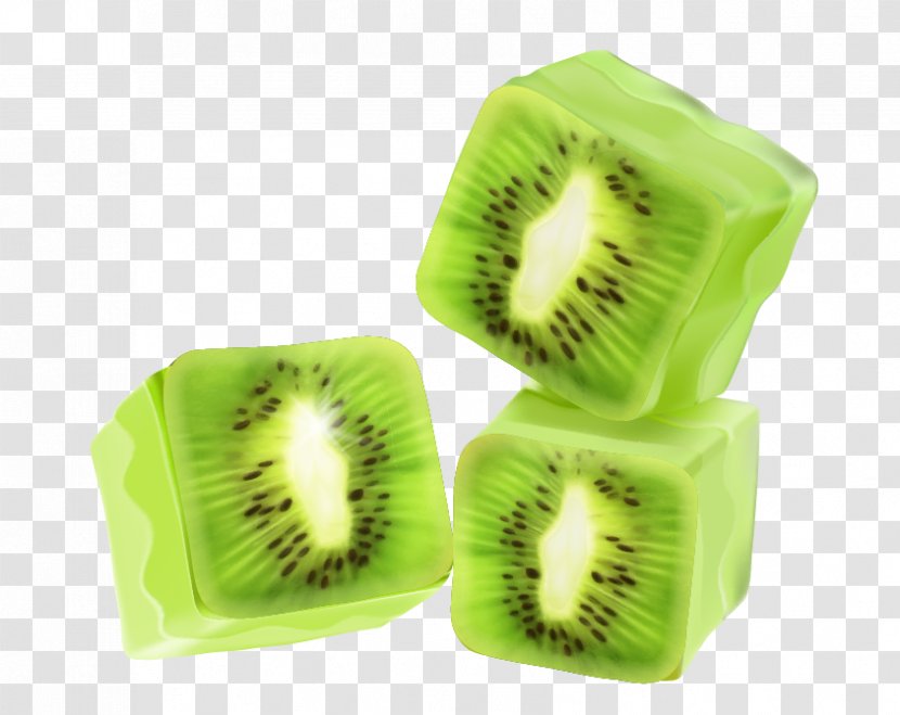 Kiwifruit Euclidean Vector - Element - Frozen Kiwi Material Transparent PNG