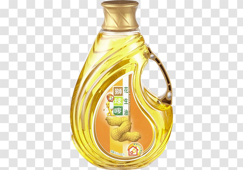 Soybean Oil Liqueur Peanut Lion Glass Bottle Transparent PNG