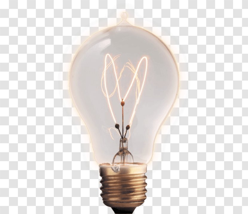 Incandescent Light Bulb Electrical Filament Lighting LED - Candelabra - Thomas Edison Transparent PNG