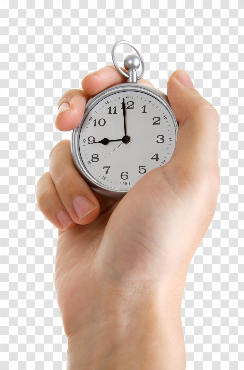 Stopwatch Clock Stock Photography Timer - Wrist - Creative Hand Watches Transparent PNG