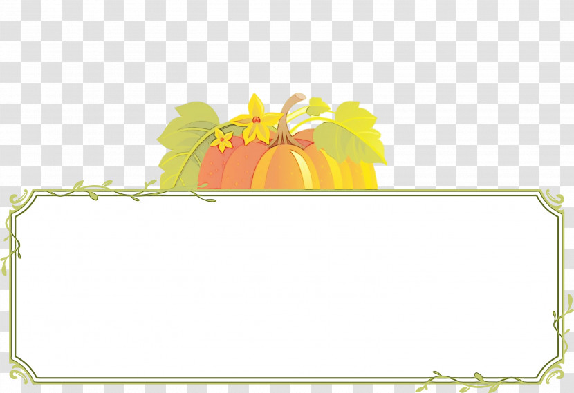 Flower Line Yellow Font Fruit Transparent PNG